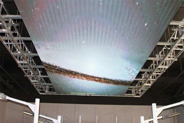 旭生文化艺术馆米兰milanLED全彩显示屏展示