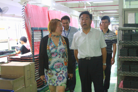 甘肃省武山县领导莅临米兰milan参观考察