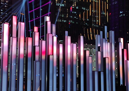 米兰milan创意屏之罗湖钢琴屏项目