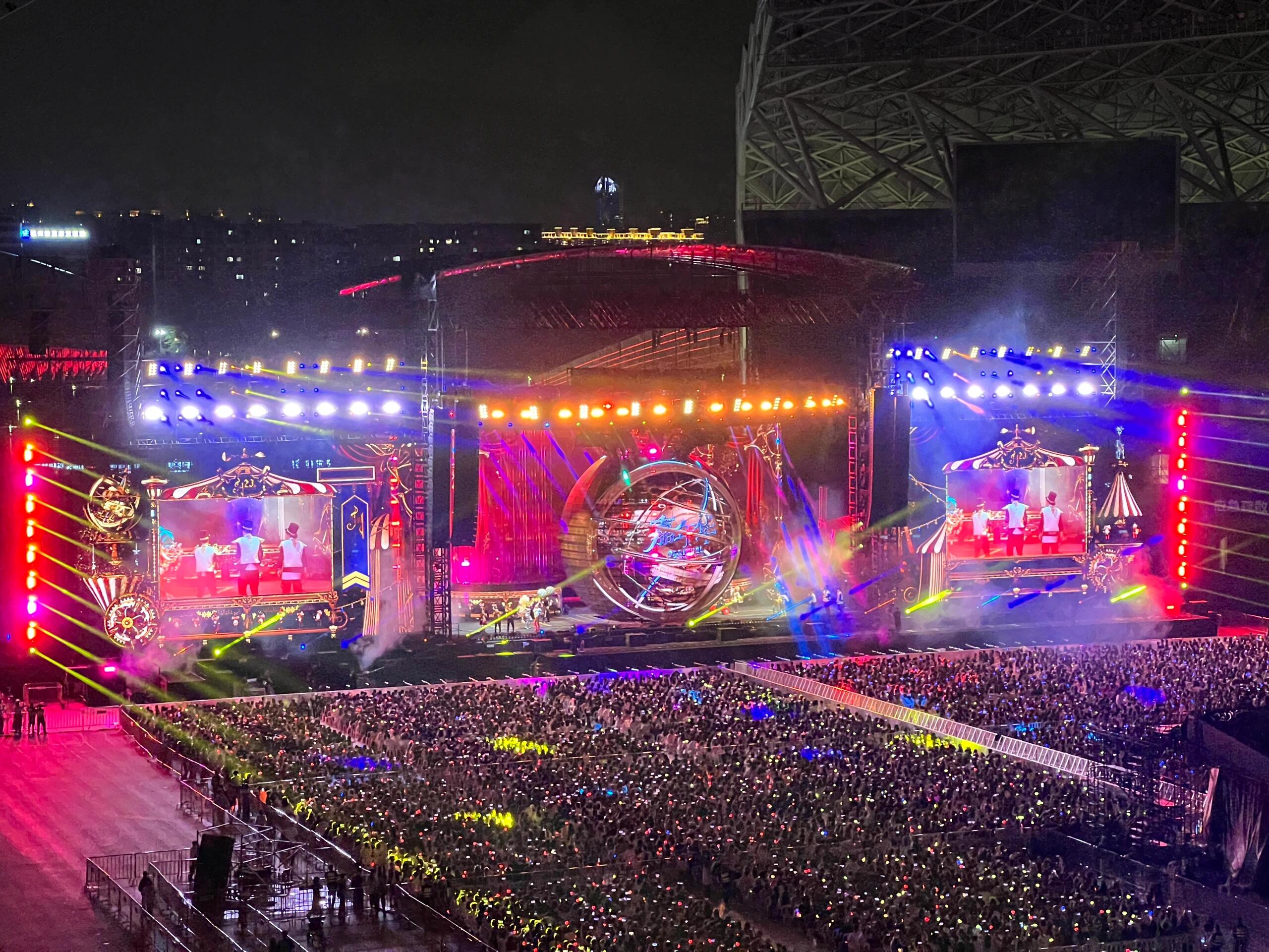 周杰伦演唱会LED显示屏