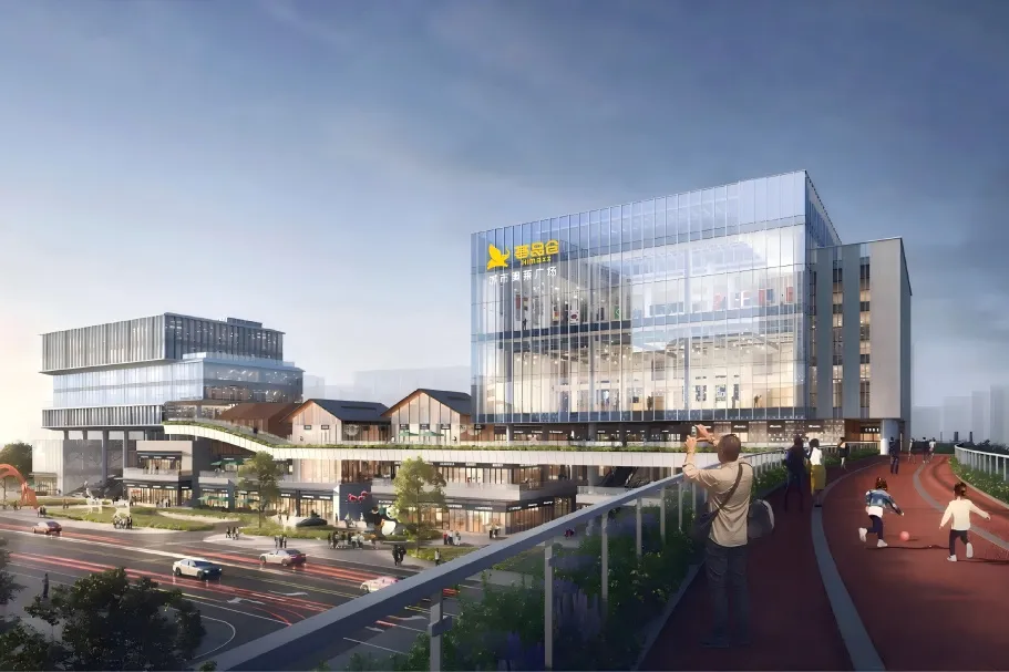 再添新地标！米兰milanLED屏点亮泰安荟品仓城市奥莱广场